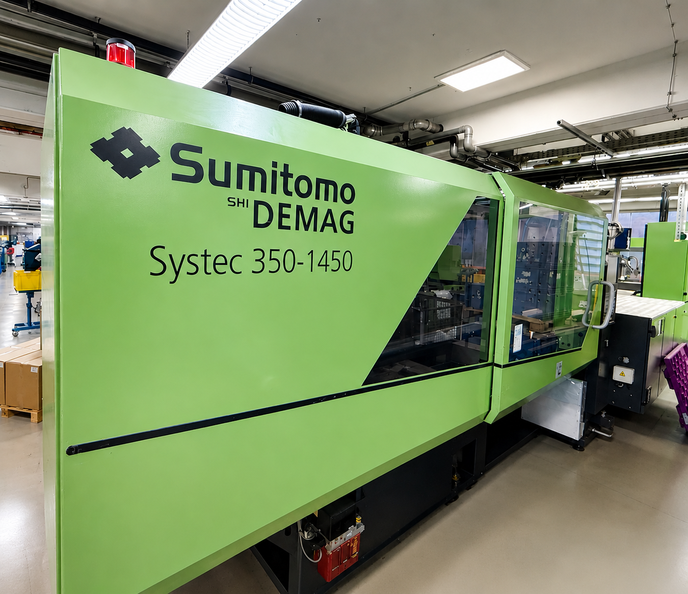 Demag Systec 350/720-1450 – gebrauchte Spritzgießmaschine